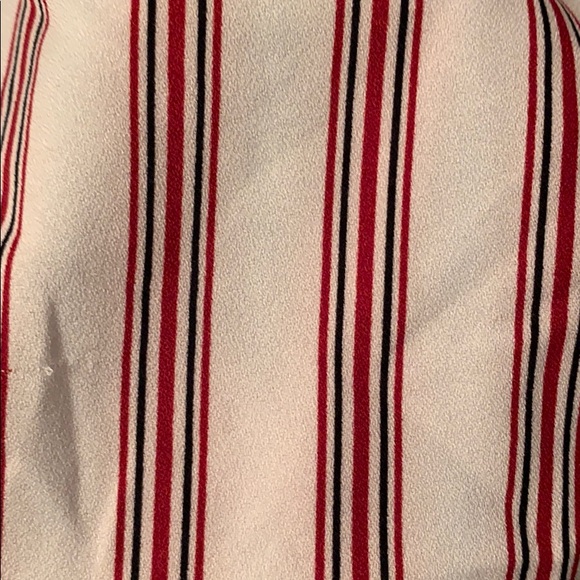 Forever 21 Red and Black Striped Romper - Picture 2 of 6